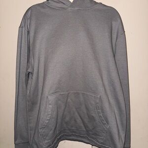 Express Men's waffle knit Gray Hoodie